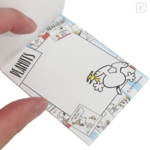 Japan Peanuts Mini Notepad - Snoopy / Comic - 3