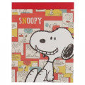 Japan Peanuts Mini Notepad - Snoopy / Red Comic - 1