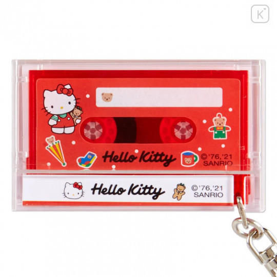 Japan Sanrio Mini Cassette Keychain - Hello Kitty - 4