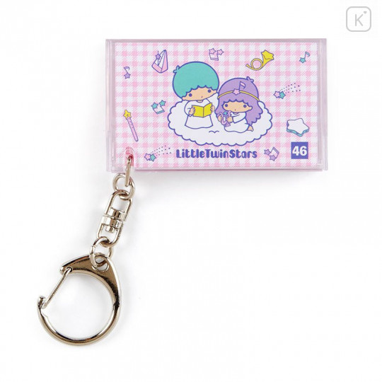 Japan Sanrio Mini Cassette Keychain - Little Twin Stars - 2