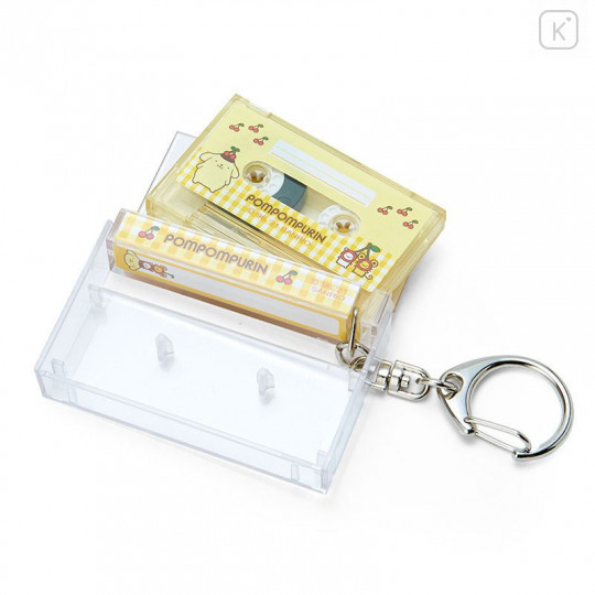 Japan Sanrio Mini Cassette Keychain - Pompompurin - 3