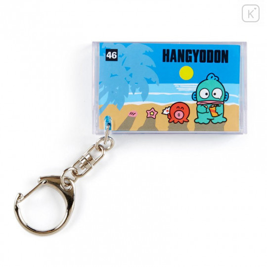 Japan Sanrio Mini Cassette Keychain - Hangyodon - 2