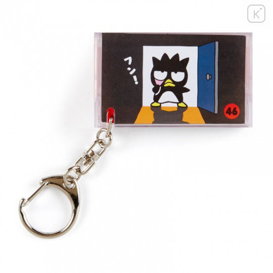 Japan Sanrio Mini Cassette Keychain - Bad Badtz-maru - 2