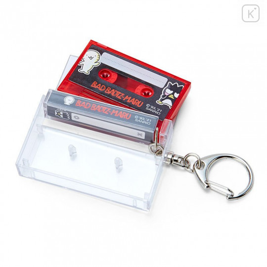 Japan Sanrio Mini Cassette Keychain - Bad Badtz-maru - 3