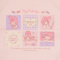 Japan Sanrio Cotton Tote Bag - My Melody / Grid Comic - 3