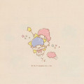 Japan Sanrio Cotton Tote Bag - Little Twin Stars / Grid Comic - 4