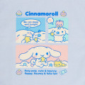 Japan Sanrio Cotton Tote Bag - Cinnamoroll / Grid Comic - 3