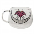 Japan Disney Glasses Mug - Cheshire Cat - 1
