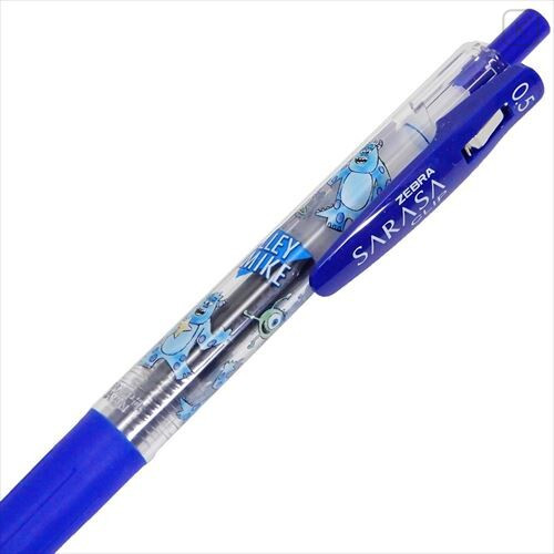 Japan Disney Sarasa Clip Gel Pen - Monsters University / Blue - 2