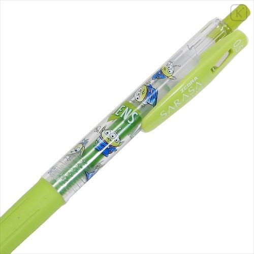 Japan Disney Sarasa Clip Gel Pen - Alien / Light Green - 2