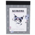 Japan Sanrio Mini Notepad - Kuromi / Cheeky but Charming - 1