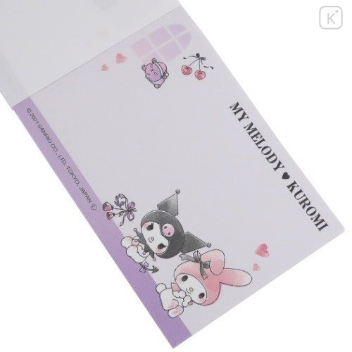 Japan Sanrio Mini Notepad - My Melody & Kuromi - 3