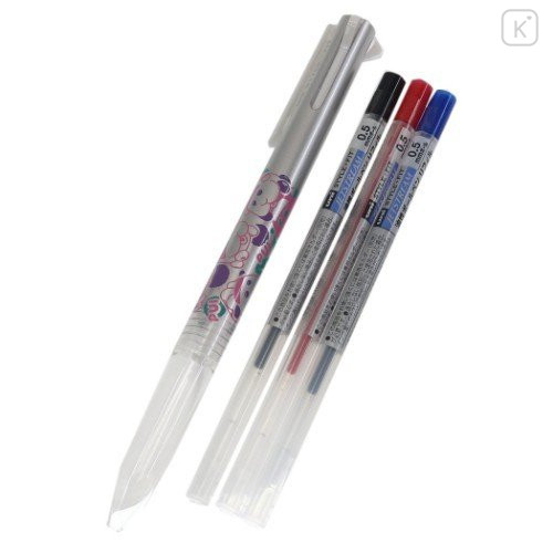 Japan Pui Pui Molcar Style Fit 3 Color Multi Ball Pen - Silver - 2