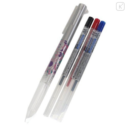 Japan Pui Pui Molcar Style Fit 3 Color Multi Ballpoint Pen - Silver - 2
