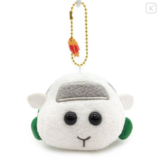 Japan Pui Pui Molcar Keychain Plush - Shiromo - 2