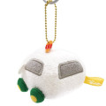 Japan Pui Pui Molcar Keychain Plush - Shiromo - 3