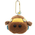 Japan Pui Pui Molcar Keychain Plush - Choco - 2