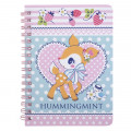 Sanrio A6 Twin Ring Notebook - Hummingmint / Strawberry - 1