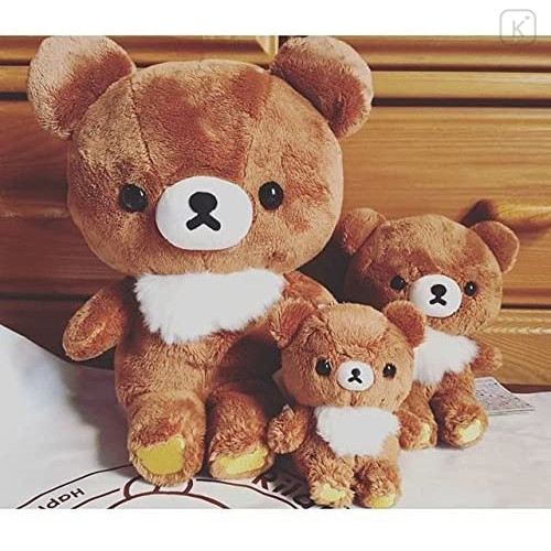Japan San-X Keychain Plush (S) - Chairoikoguma - 2