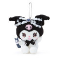 Japan Sanrio Keychain Plush - Kuromi / Romiare Black - 1