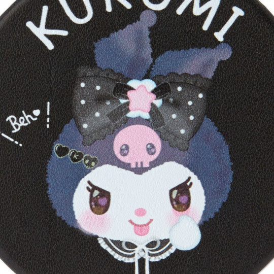 Japan Sanrio 2-sided Pocket Mirror - Kuromi / Romiare - 4