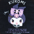 Japan Sanrio Petit Towel - Kuromi / Romiare - 2