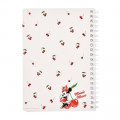 Japan Disney Store Twin Ring B6 Notebook - Minnie / Cherry - 3