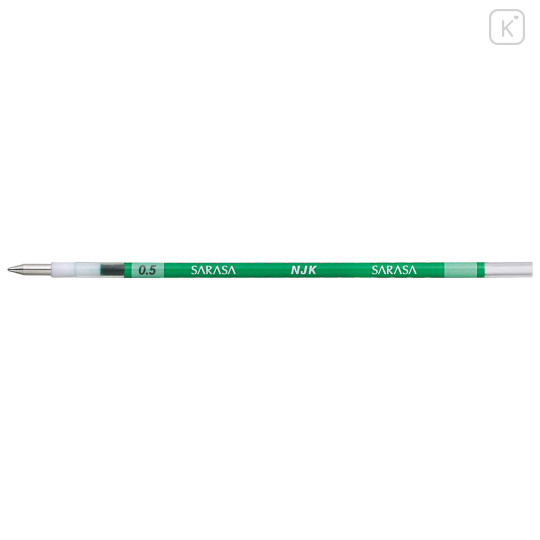 Japan Zebra Sarasa NJK-0.5 Multi Gel Pen Refill - 0.5mm Green - 2