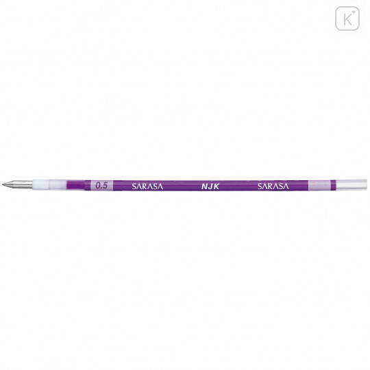 Japan Zebra Sarasa NJK-0.5 mm Gel Pen Refill - Purple #PU - 2