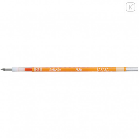 Japan Zebra Sarasa NJK-0.5 mm Gel Pen Refill - Orange #OR - 2