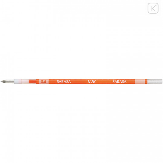 Japan Zebra Sarasa NJK-0.5 mm Gel Pen Refill - Red Orange #ROR - 2