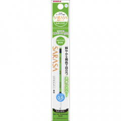 Japan Zebra Sarasa NJK-0.5 mm Gel Pen Refill - Neon Green #NG