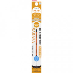 Japan Zebra Sarasa NJK-0.5 mm Gel Pen Refill - Neon Orange #NOR