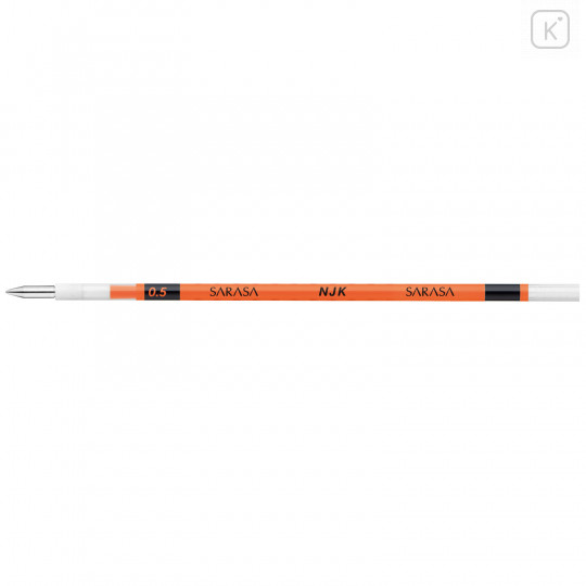 Japan Zebra Sarasa NJK-0.5 mm Gel Pen Refill - Neon Orange #NOR - 2