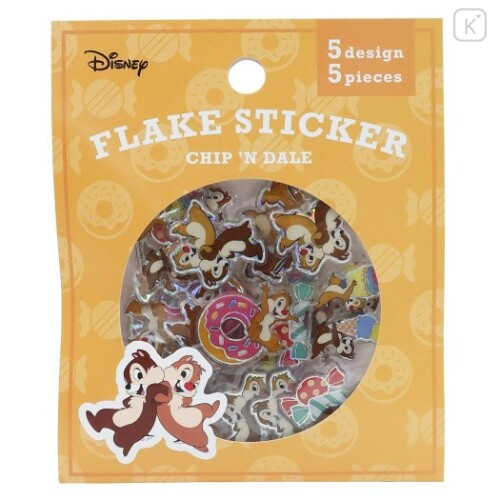 Japan Disney Plump Sticker Pack - Chip & Dale - 1