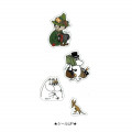 Japan Moomin 4 Size Sticker - Moomintroll & Friends - 2