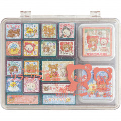 Japan San-X Stamp Chops Set (M) - Rilakkuma / Fairy Tale