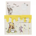 Japan Disney Mini Letter Set - Winnie The Pooh Picnic Yellow - 1