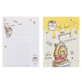 Japan Disney Mini Letter Set - Winnie The Pooh Picnic Yellow - 3