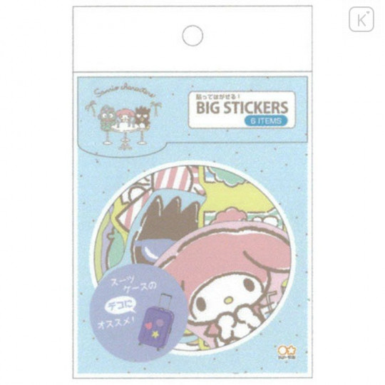 Japan Sanrio Big Vinyl Stickers Set - Family - 1