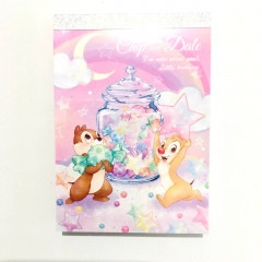Japan Disney Mini Notepad - Chip & Dale Star Night