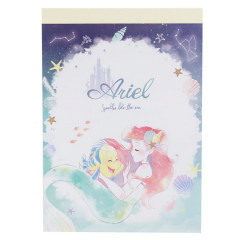 Japan Disney A6 Notepad - Little Mermaid Ariel & Flounder
