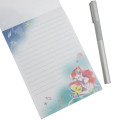 Japan Disney A6 Notepad - Little Mermaid Ariel & Flounder - 2