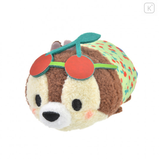 Japan Disney Store Tsum Tsum Mini Plush (S) - Chip × Cherry - 1