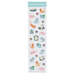 Japan Pokemon My Collect Stickers - Mix 1 Bulbasaur & Charmander & Snorlax