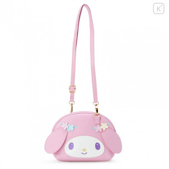 Japan Sanrio Pochette Shoulder Bag - My Melody / Nakayo Hanbunko - 1