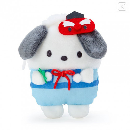 Japan Sanrio Mascot Mini Pouch - Pochacco / Yokai - 1