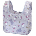 Japan Sanrio Convenience Eco Shopping Bag - Hello Kitty : Purple - 1