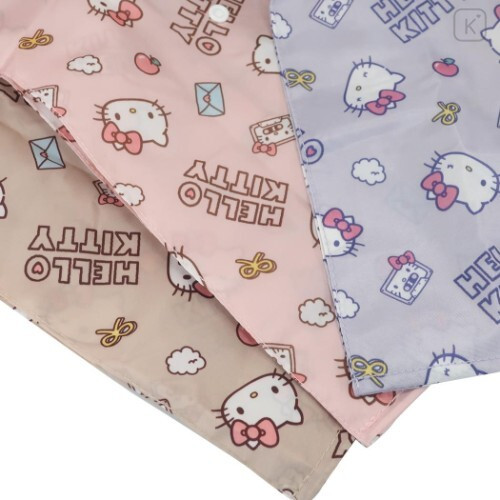 Japan Sanrio Convenience Eco Shopping Bag - Hello Kitty : Purple - 3