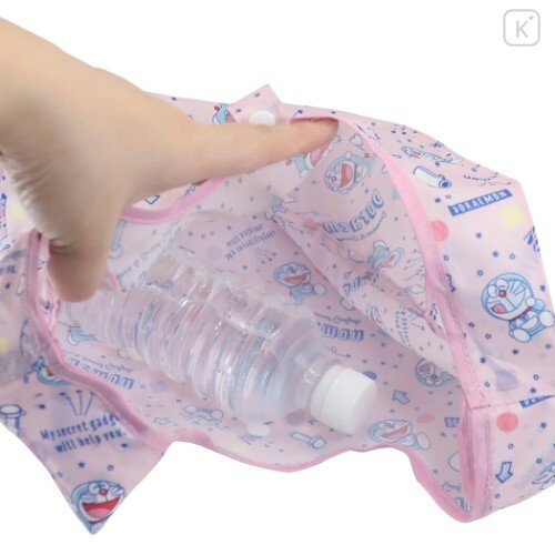 Japan Sanrio Convenience Eco Shopping Bag - Hello Kitty : Purple - 5